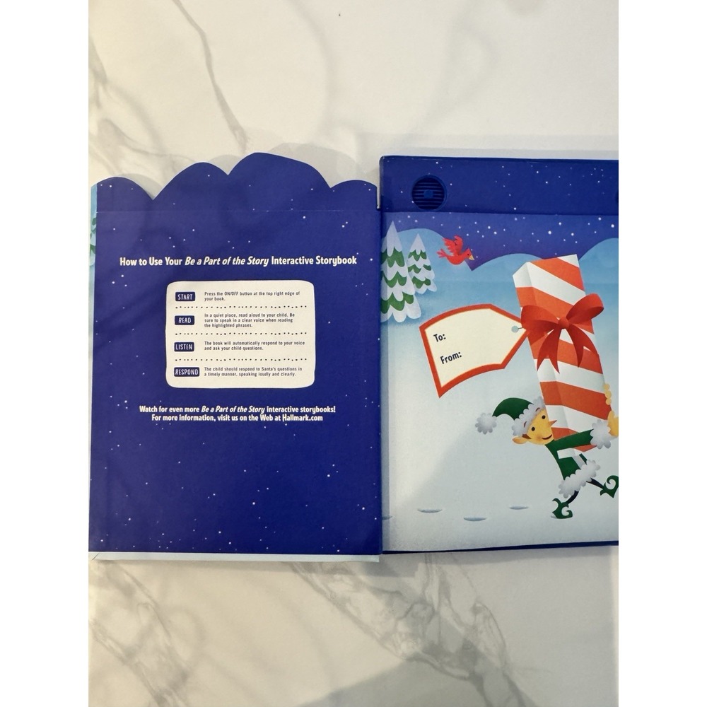 Hallmark Interactive Hardcover Storybook A Visit to the North Pole Ages 4-8 - Picture 3 of 3